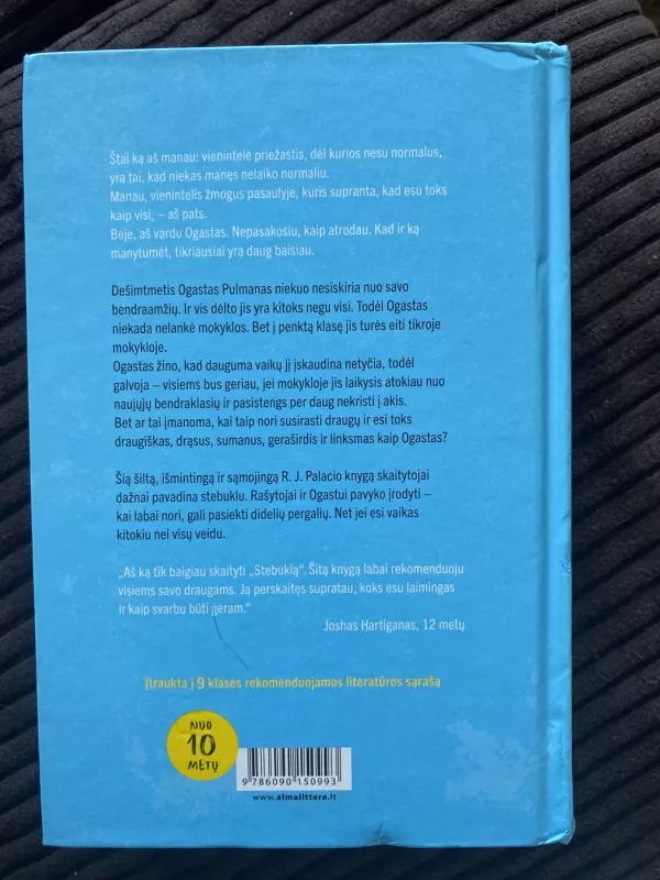 Stebuklas - R.J.Palacio, knyga 3