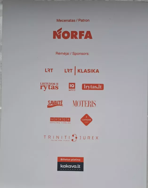 LIETUVOS NACIONALINĖ FILHARMONIJA 83-iasis KONCERTŲ SEZONAS 83  _ RD CONCERT SEASON 2024 M. SAUSIS- GEGUŽĖ JANUARY- MAY 2024 - Justa Adomonytė-Šlekaitienė, knyga 3