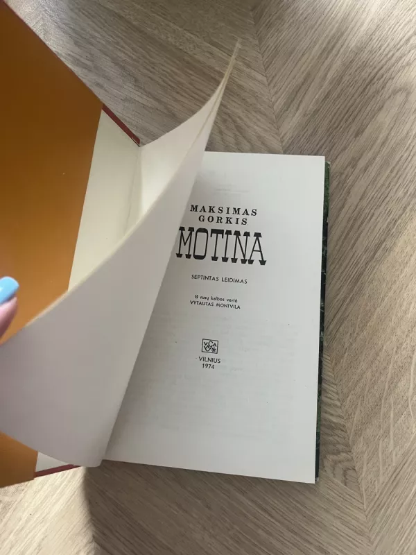 Motina. Artamonovai - Maksimas Gorkis, knyga 4