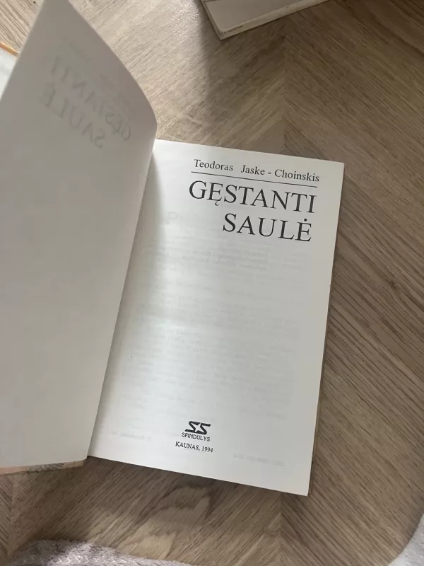 Gęstanti saulė - Teodoras Jaske-Choinskis, knyga 3