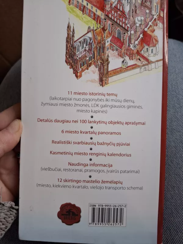 Vilnius. Vadovas Po Miestą - K. Mickevičiūtė., knyga 5