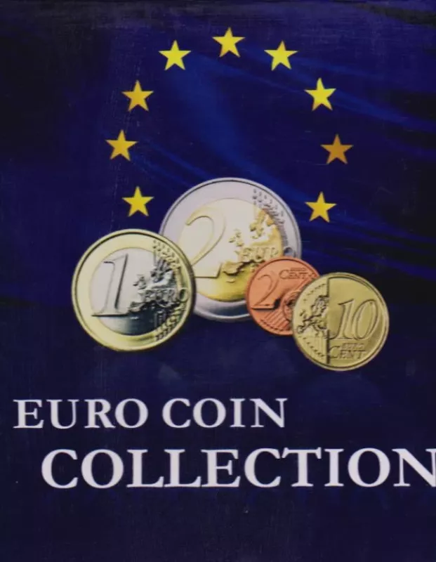 Euro Coin Collection - Coin album, for 26 complete euro coin sets, knyga