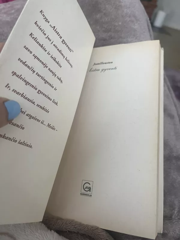 Aistra gyventi - Jean Houston, knyga 5