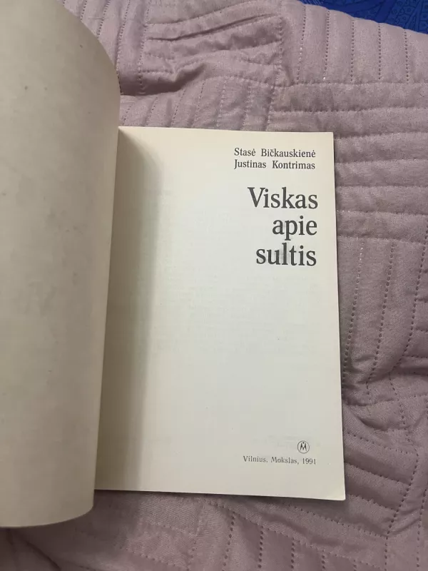 Viskas apie sultis - S. Bičkauskienė, knyga 3