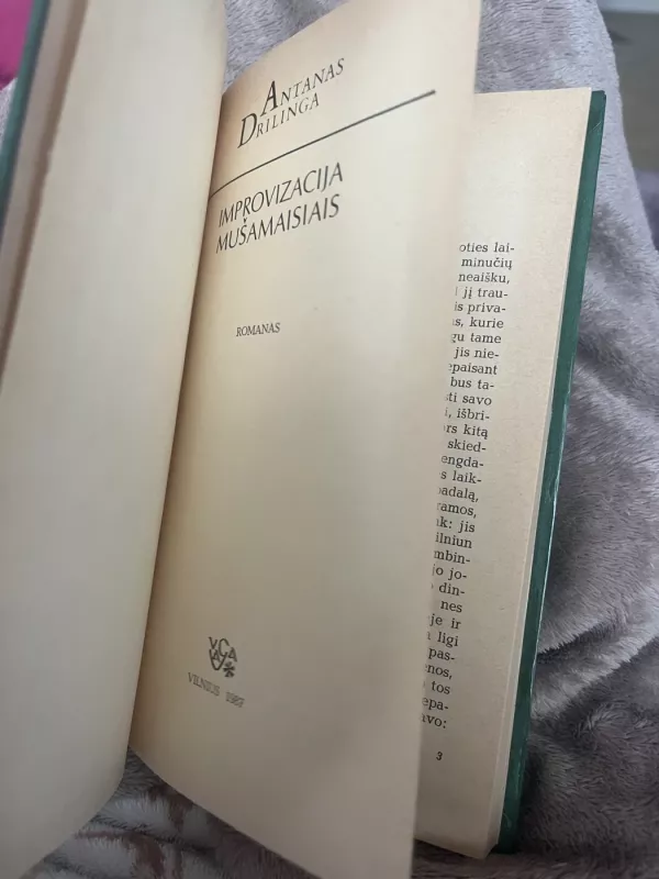 Improvizacija mušamaisiais - Petras Dirgėla, knyga 4