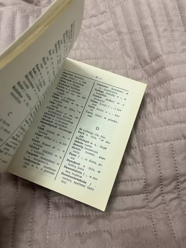 Vokiečių - Lietuvių, Lietuvių - Vokiečių žodynėlis - Autorių Kolektyvas, knyga 5