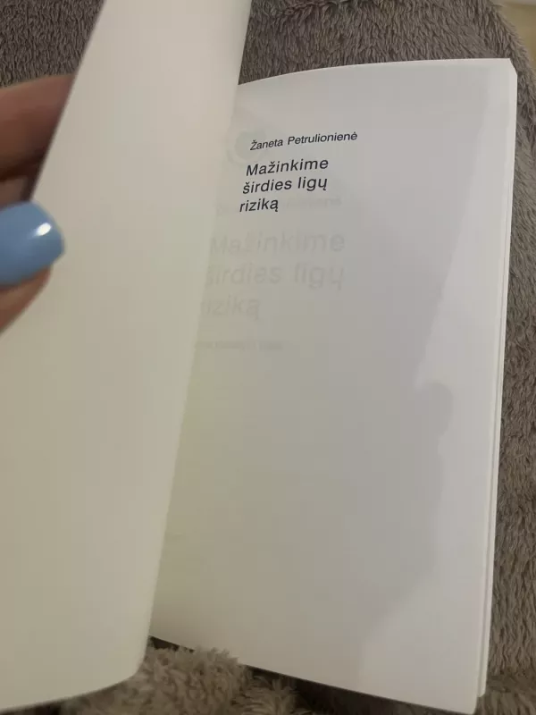 Mažinkime širdies ligų riziką - Žaneta Petrulionienė, knyga 5