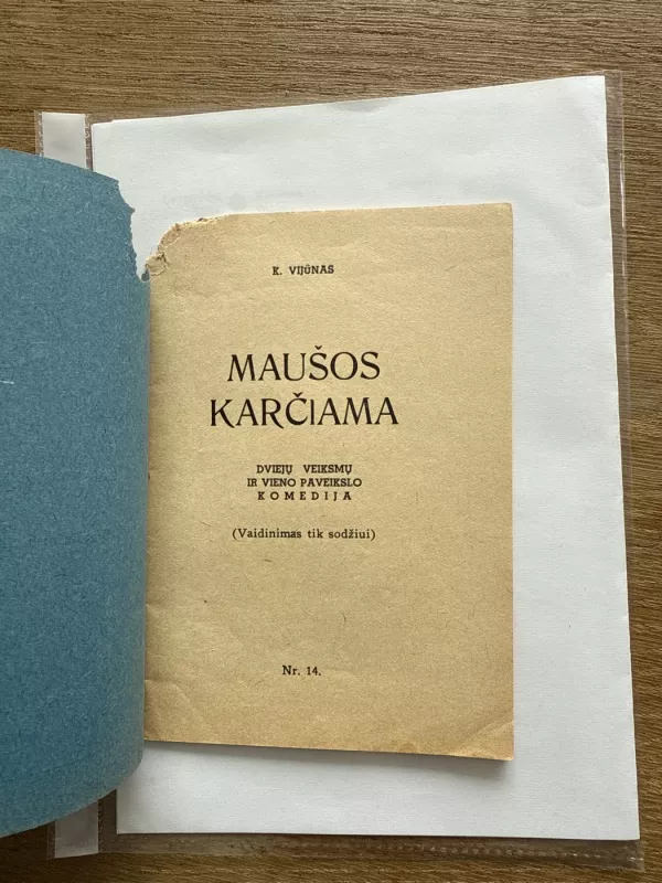 Maušos karčiama - K. Vijūnas, knyga 3
