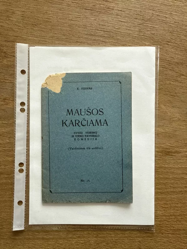 Maušos karčiama - K. Vijūnas, knyga 2
