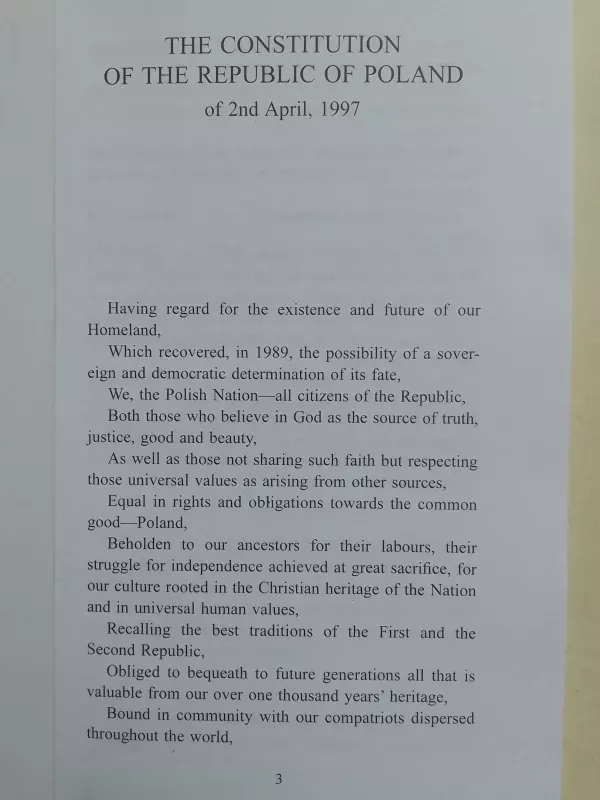 The constitution of republic of Poland - Autorių Kolektyvas, knyga 5