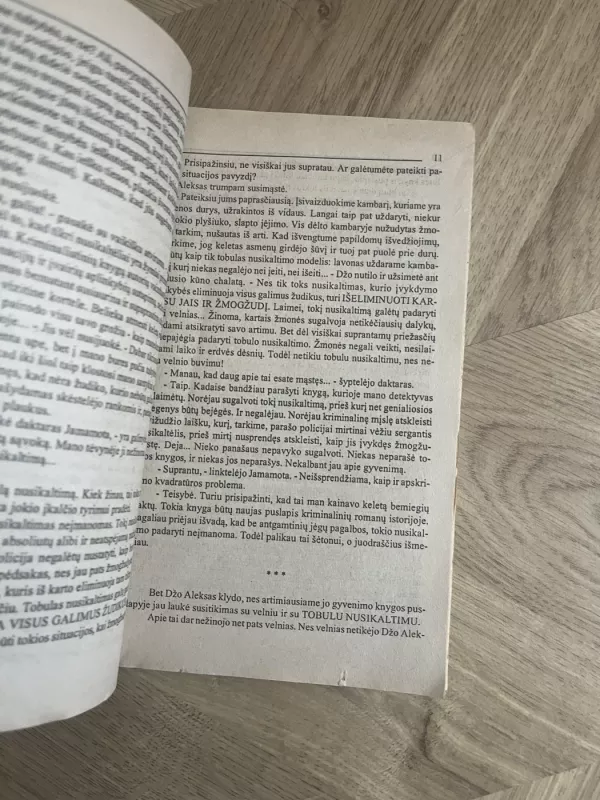 Esi tiktai velnias - Džo Aleksas, knyga 3