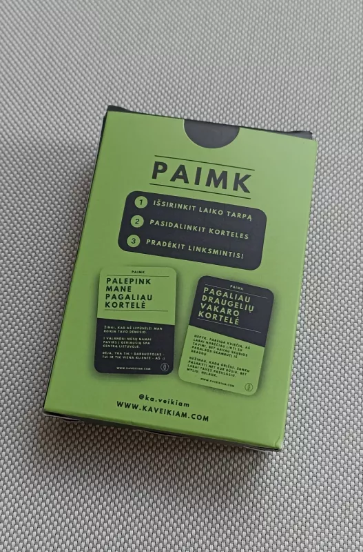 PAIMK - , stalo žaidimas 4