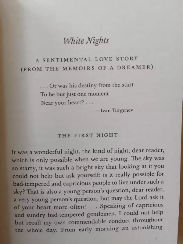 White Nights - Fyodor Dostoyevsky, knyga 6