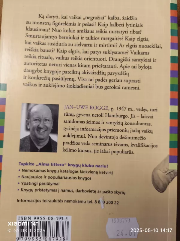 Tėvai nustato ribas - Jan-Uwe Rogge, knyga