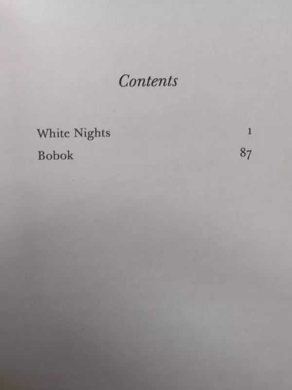 White Nights - Fyodor Dostoyevsky, knyga 5