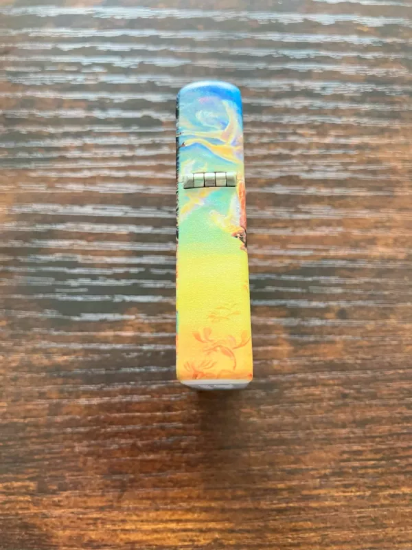 Meniškas spalvingas žiebtuvėlis su moterimi pildomas benzinu - , namai ir interjeras 6