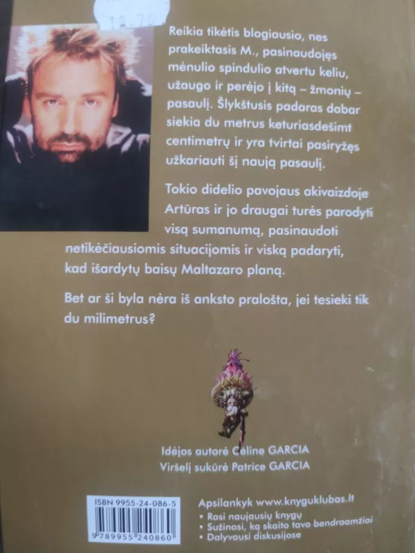 Artūras ir dviejų pasaulių karas - Luc Besson, knyga 3