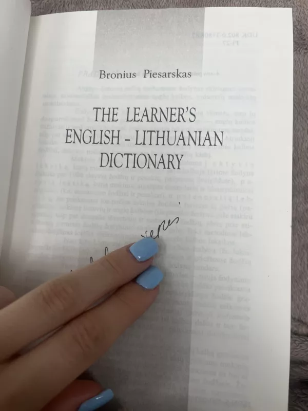 Mokomasis anglų - lietuvių kalbų žodynas - Bronius Piesarskas, knyga 2