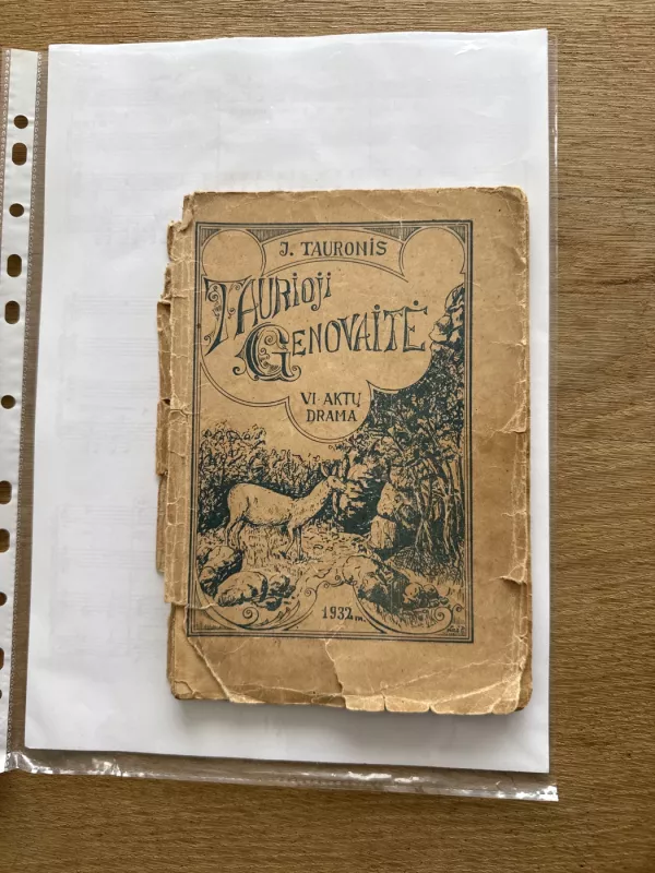 Taurioji Genovaitė - J. Tauronis, knyga 2