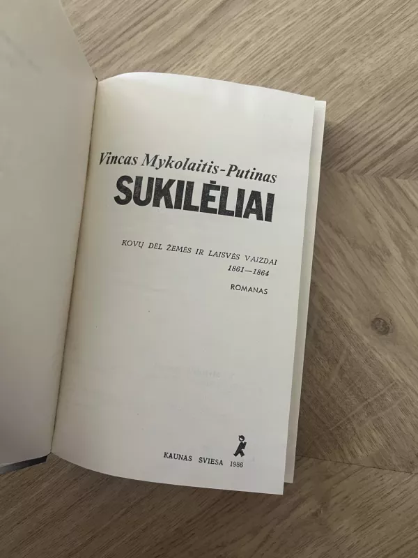 Sukilėliai - Vincas Mykolaitis-Putinas, knyga 2