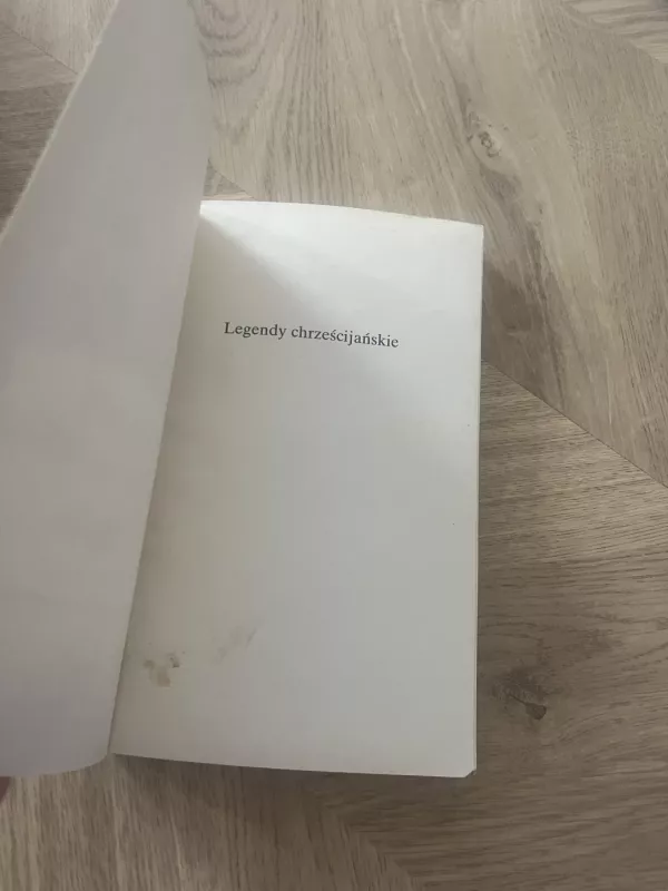 Legendy chrzescijanskie - Antologia, knyga 4