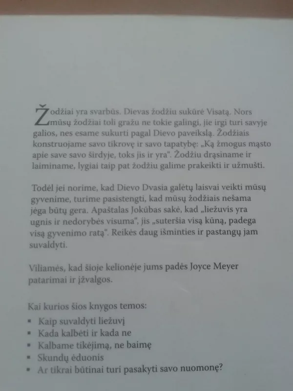 Žodžio galioje mirtis ir gyvenimas - Joyce Meyer, knyga 4
