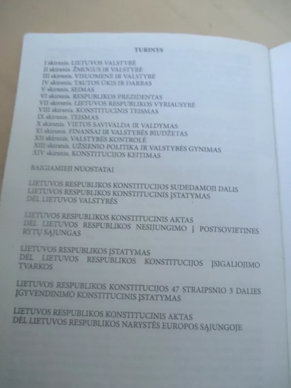 Lietuvos Respublikos konstitucija - Autorių Kolektyvas, knyga 6