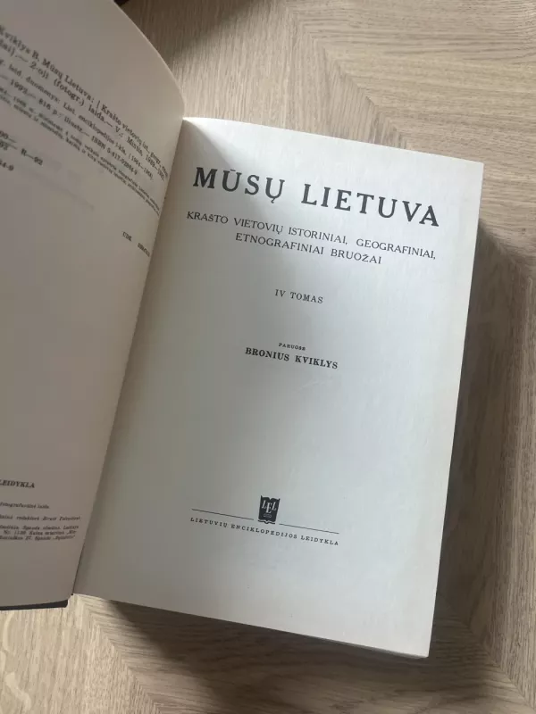 Mūsų Lietuva (IV tomas) - Bronius Kviklys, knyga 3