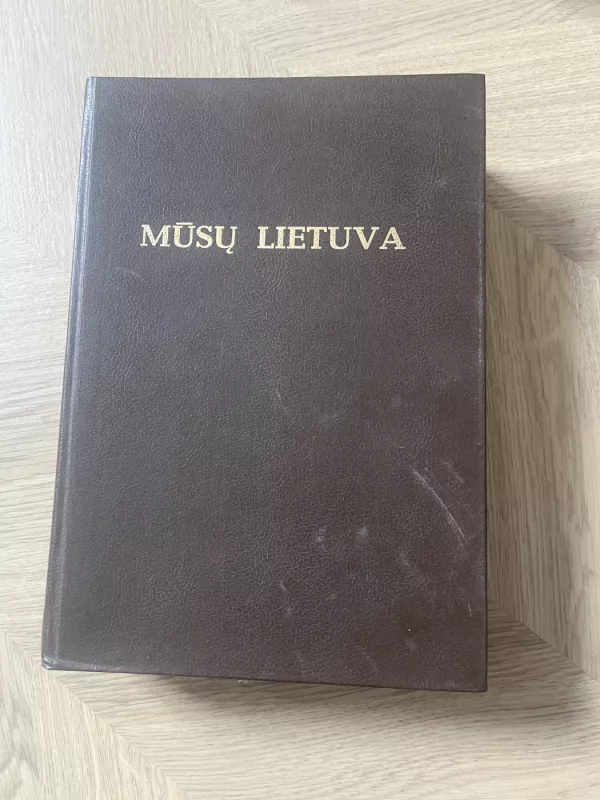 Mūsų Lietuva 1 tomas - Bronius Kviklys, knyga 2