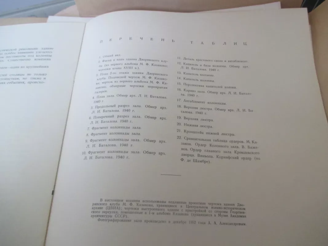 Sąjunginių rūmų kolonų salė. Kozakov (rusų k.) - A. M. Charlamova, knyga 5