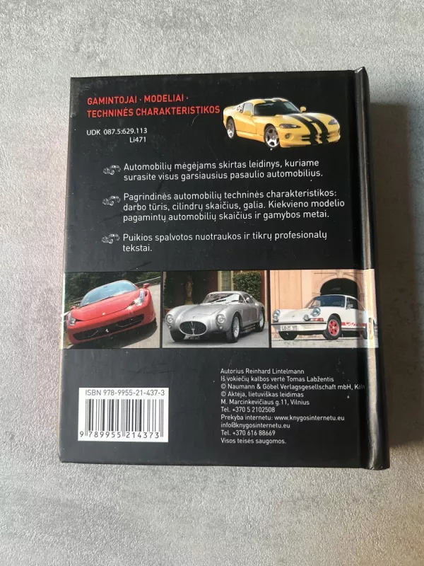 Superautomobiliai - Reihnard Lintelmann, knyga 5