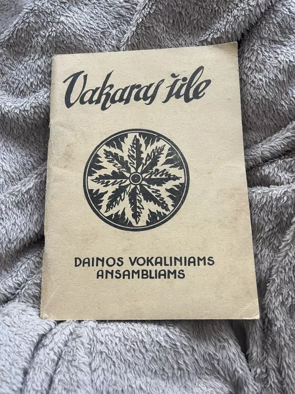 Vakaras šile. Dainos vokaliniams ansambliams - Autorių Kolektyvas, knyga 2