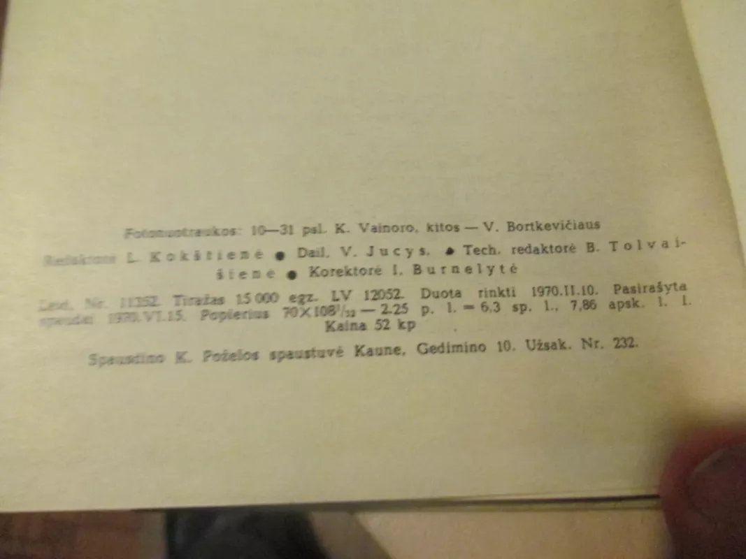 Lietuvos TSR istorijos-etnografijos muziejus - S. Bernotienė, knyga 4