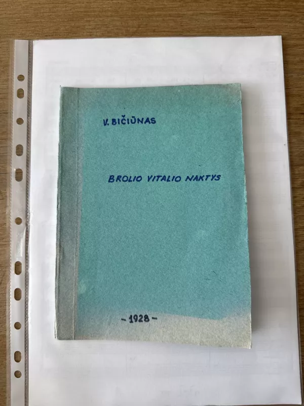 Brolio Vitalio naktys - V. Bičiūnas, knyga 3