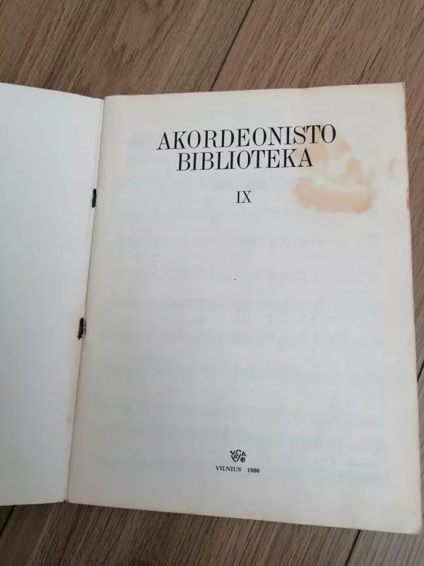 Akordeonisto biblioteka  IX - Eduardas Gabnys, knyga 3
