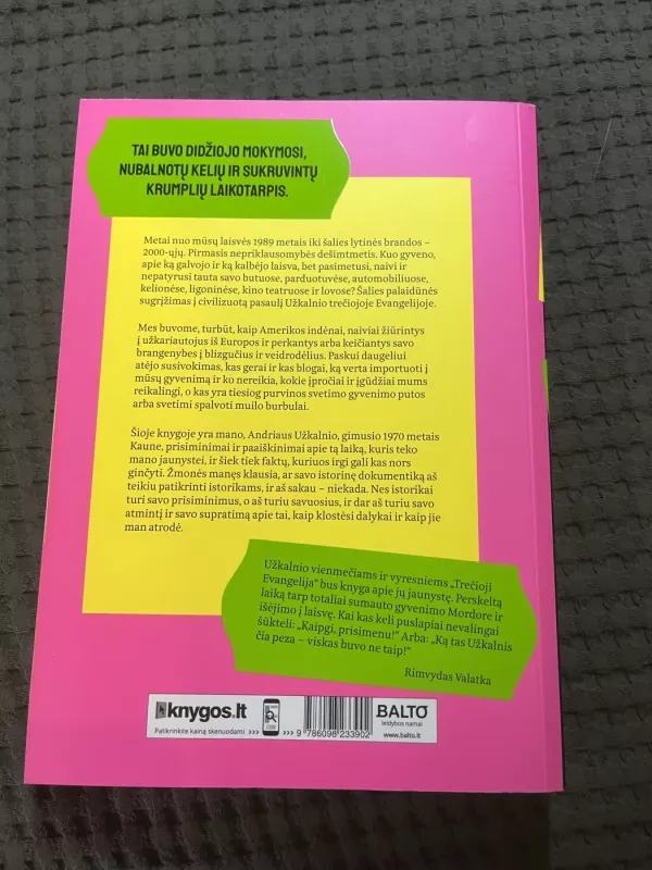 Trečioji evangelija: griūtis ir laisvė - Andrius Užkalnis, knyga 3