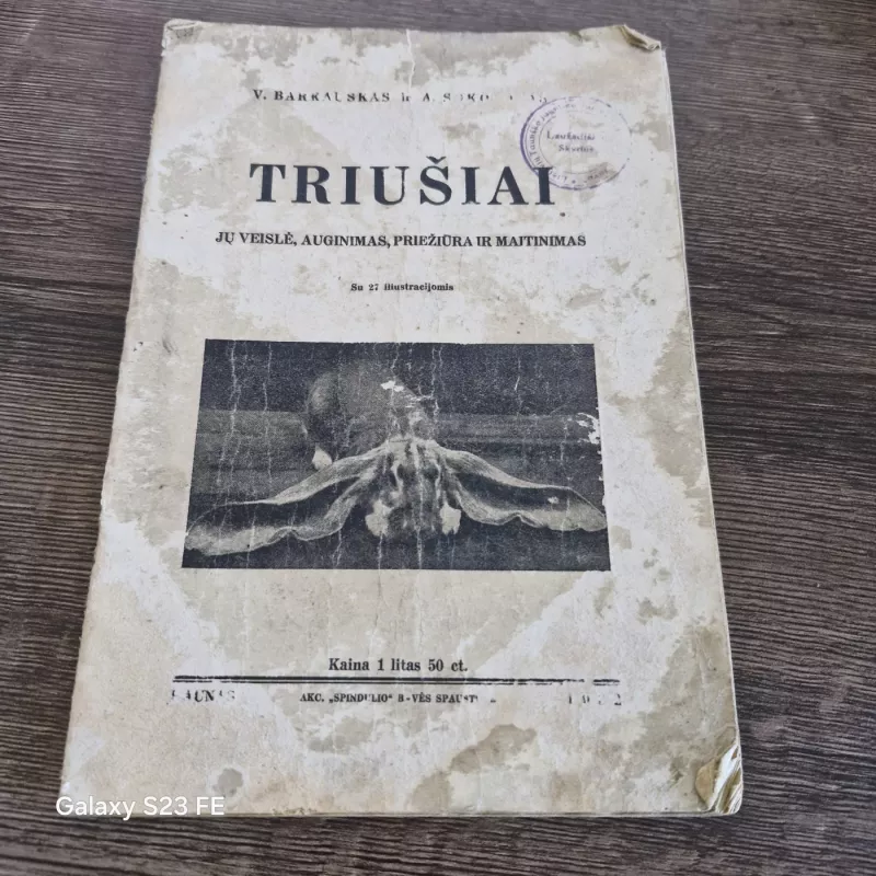 Triušiai : jų veislė, auginimas, priežiūra ir maitinimas - V. Barkauskas, knyga 2