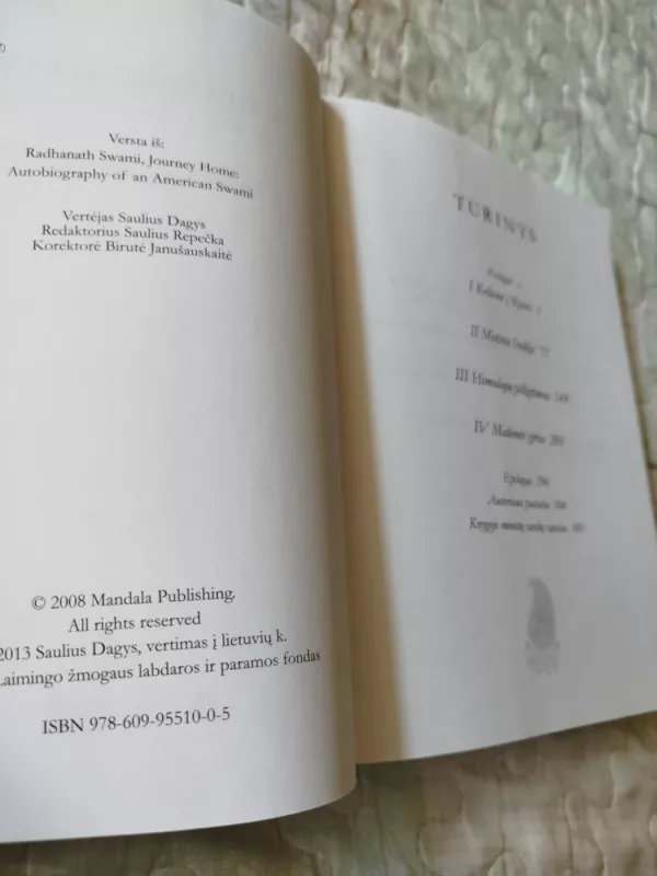 Kelionė namo: amerikiečio jogo autobiografija - Radhanatha Svamis, knyga 4