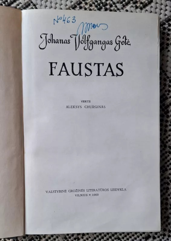 Faustas - Johanas Volfgangas Gėtė, knyga 3