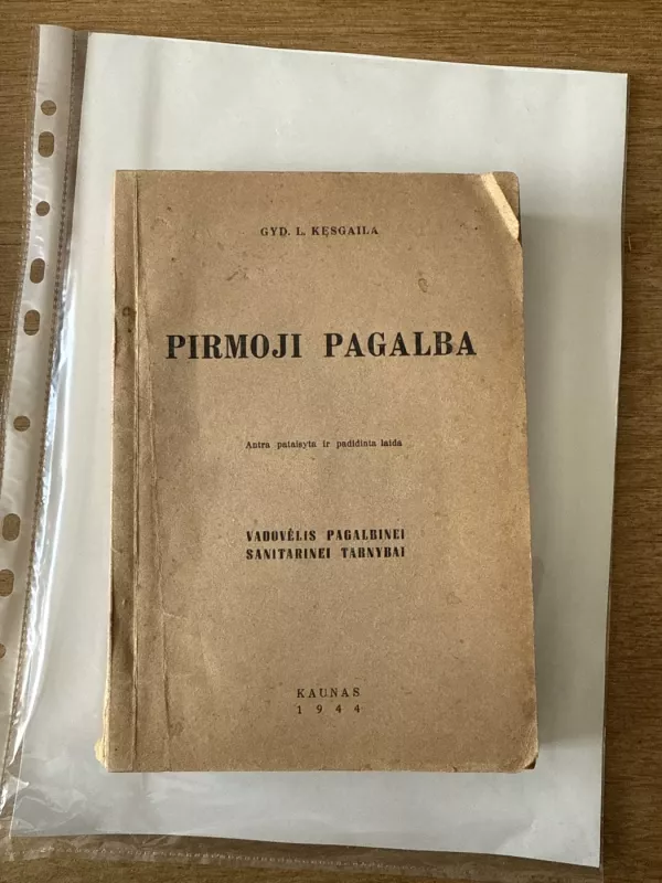 Pirmoji pagalba - L. Kesgaila, knyga 2
