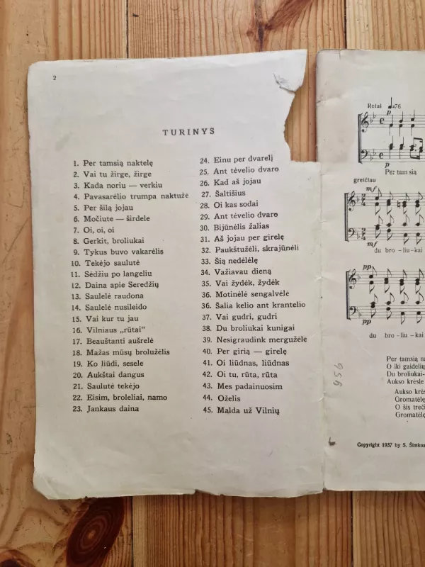 Lietuvių liaudies dainos - St. Šimkus, knyga 3