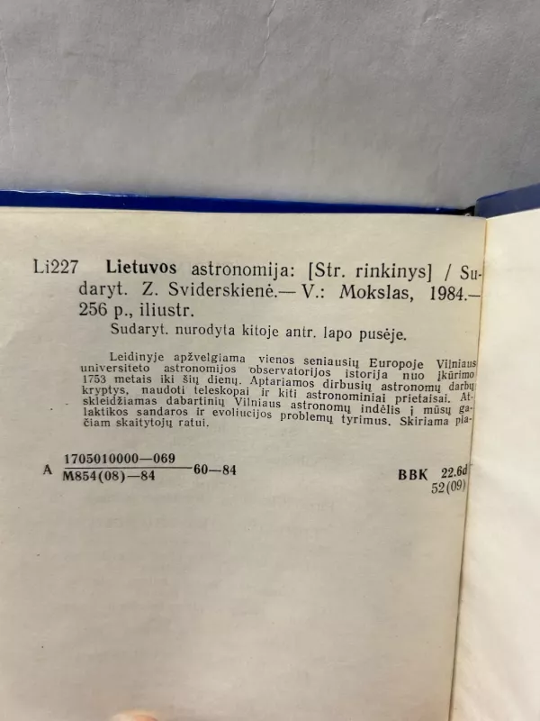 Lietuvos astronomija - Zina Sviderskienė, knyga 5