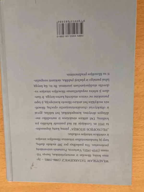 Filosofijos Istorija III - Wladyslaw Tatarkiewicz, knyga 3