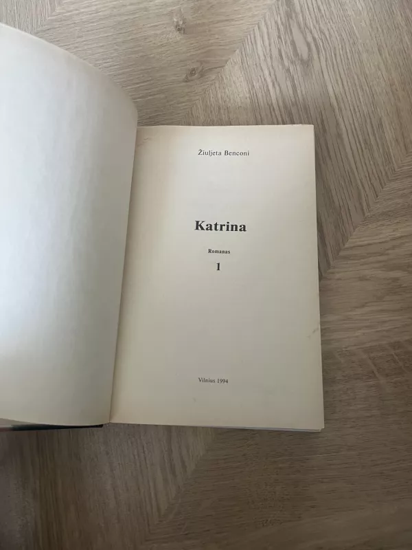 Katrina (1 tomas) - Žiuljeta Benconi, knyga 3