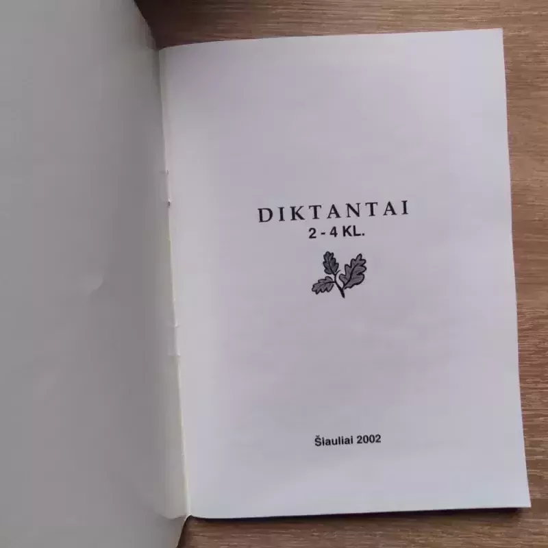 Diktantai 2-4 kl. - Nijolė Budrytė, knyga 3