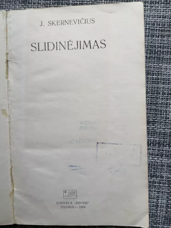 Slidinėjimas - J. Skernevičius, knyga 2