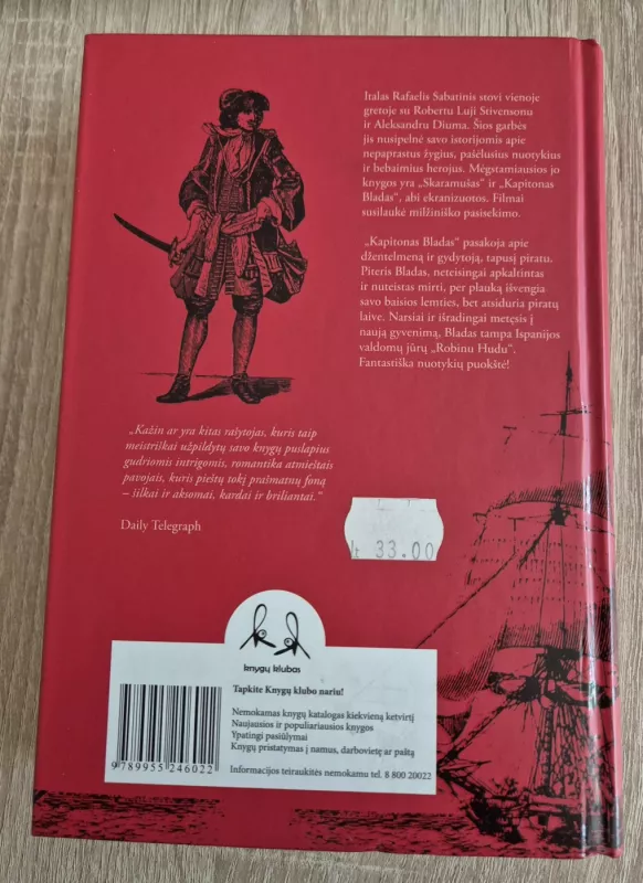 Kapitonas Bladas - Rafaelis Sabatinis, knyga 3