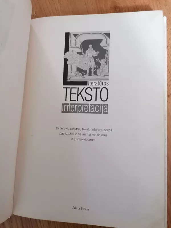 Literatūros teksto interpretacija - Giedrius Viliūnas, knyga 3