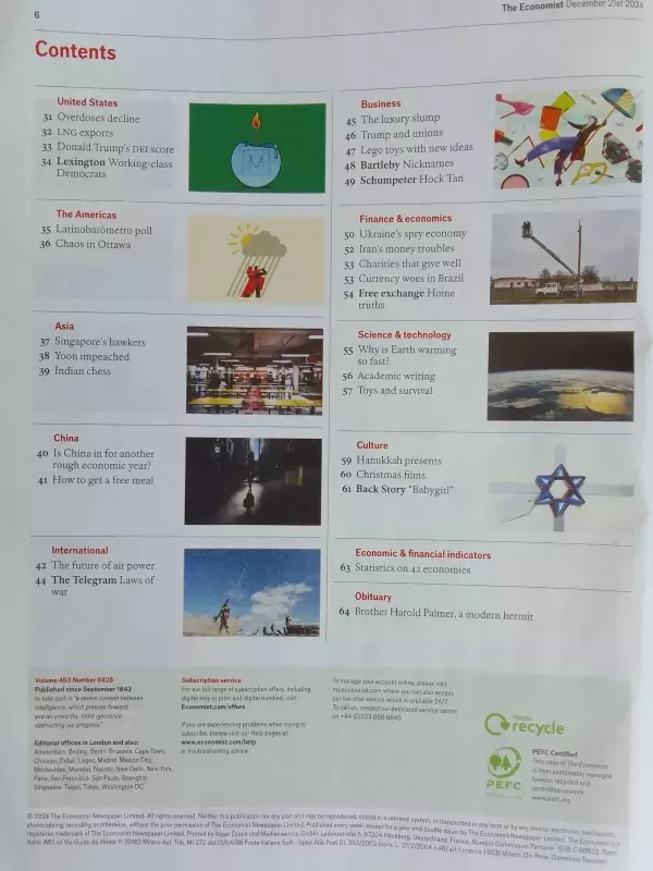 The Economist December 21st 2024 - January 3st 2025 - Autorių Kolektyvas, knyga 4