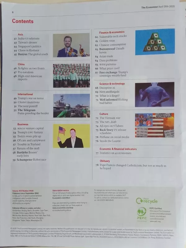 The Economist April 26th - May 2nd 2025 - Autorių Kolektyvas, knyga 4